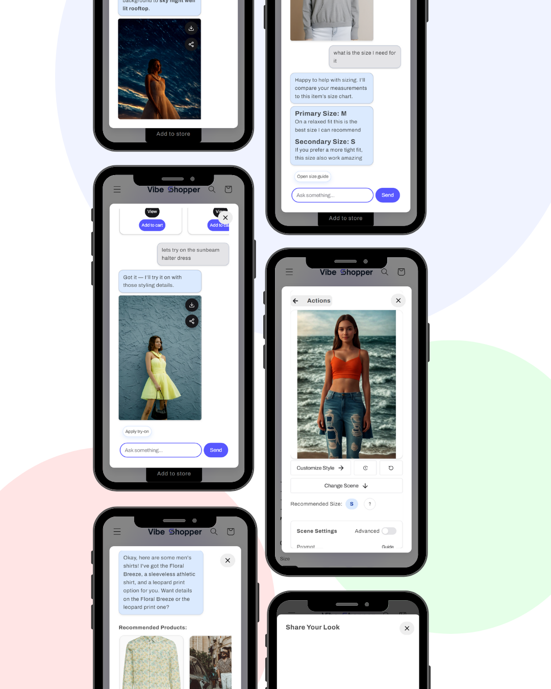 Vibe Shopper App Preview